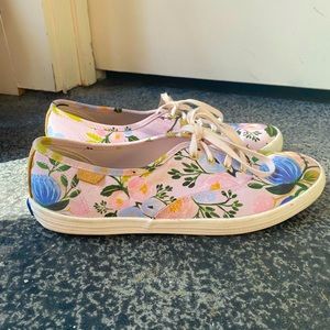 Keds floral low tops